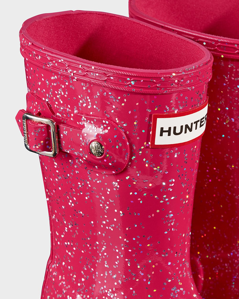 Gummistövlar Barn - Hunter Original Små Giant Glitter - Rosa - 489037-UJT